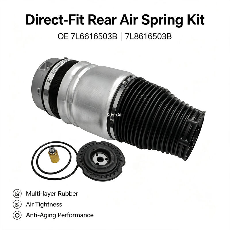 7L6616503B Audi Q7 VW Touareg 7L  Porsche Cayenne 955 957  Rear Air Suspension Spring Repair Kits