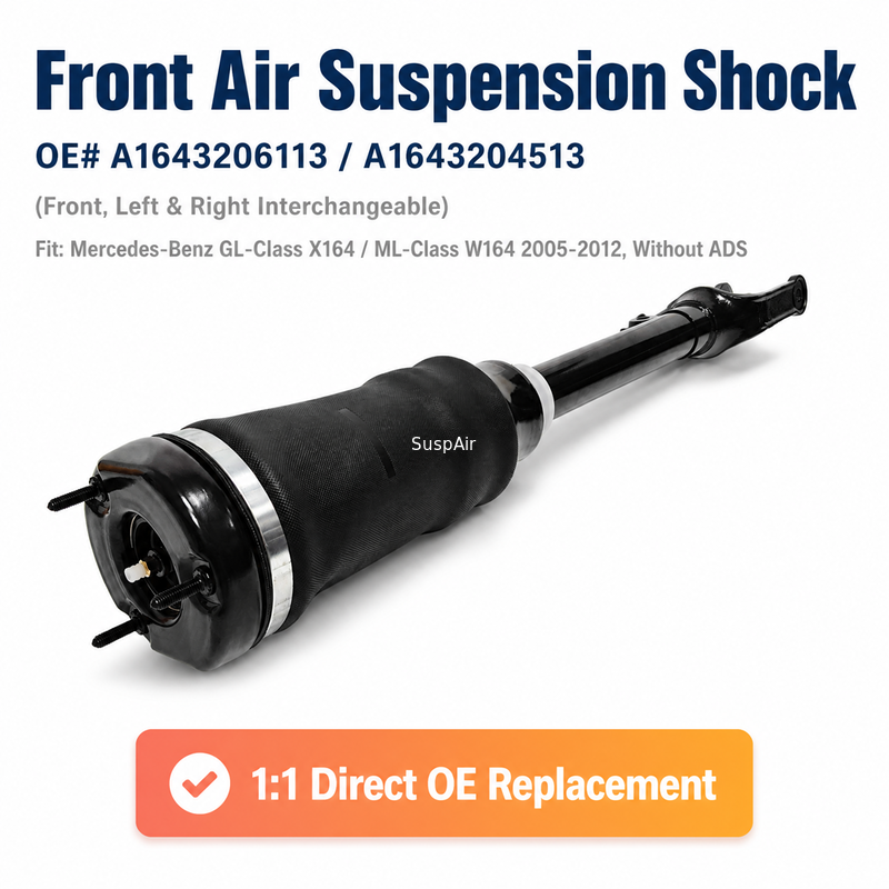 A1643204313 Front Air Suspension Shock for Mercedes-Benz W164 X164  Assembly Without ADS