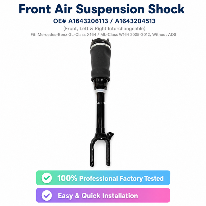 A1643204313 Front Air Suspension Shock for Mercedes-Benz W164 X164  Assembly Without ADS