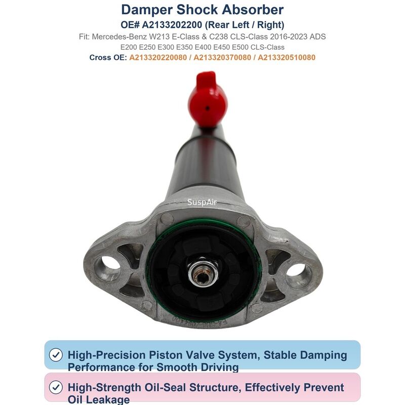 2133202200 Damper Suspension Shock Absorber Rear Mercedes‑Benz W213 E‑Class With ADS