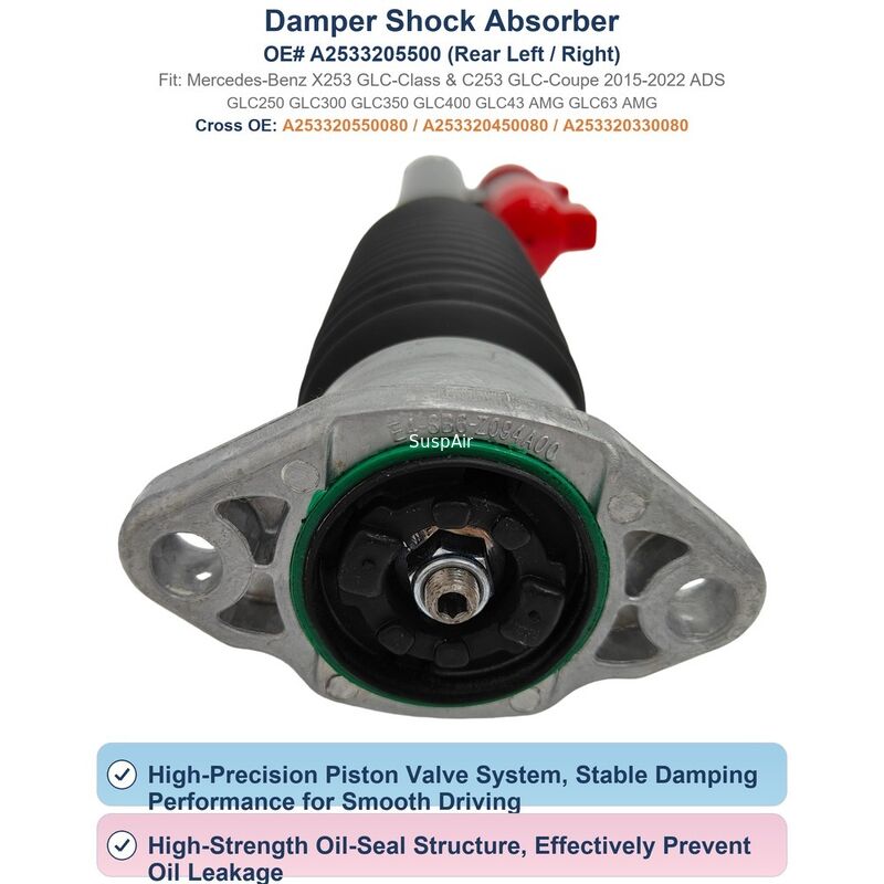2533205500 Damper Suspension Shock Absorber Rear Mercedes‑Benz W253 X253 GLC AMG With ADS AWD