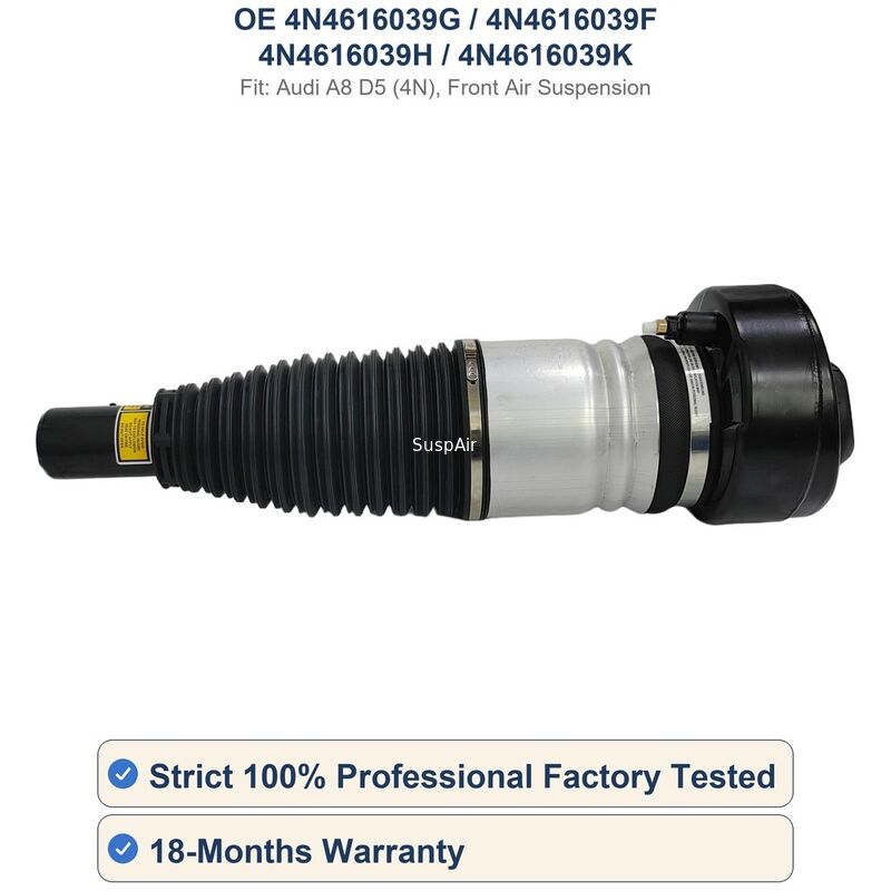 4N4616039K Front Air Suspension Strut Shock Absorber Assembly For Audi A8 D5