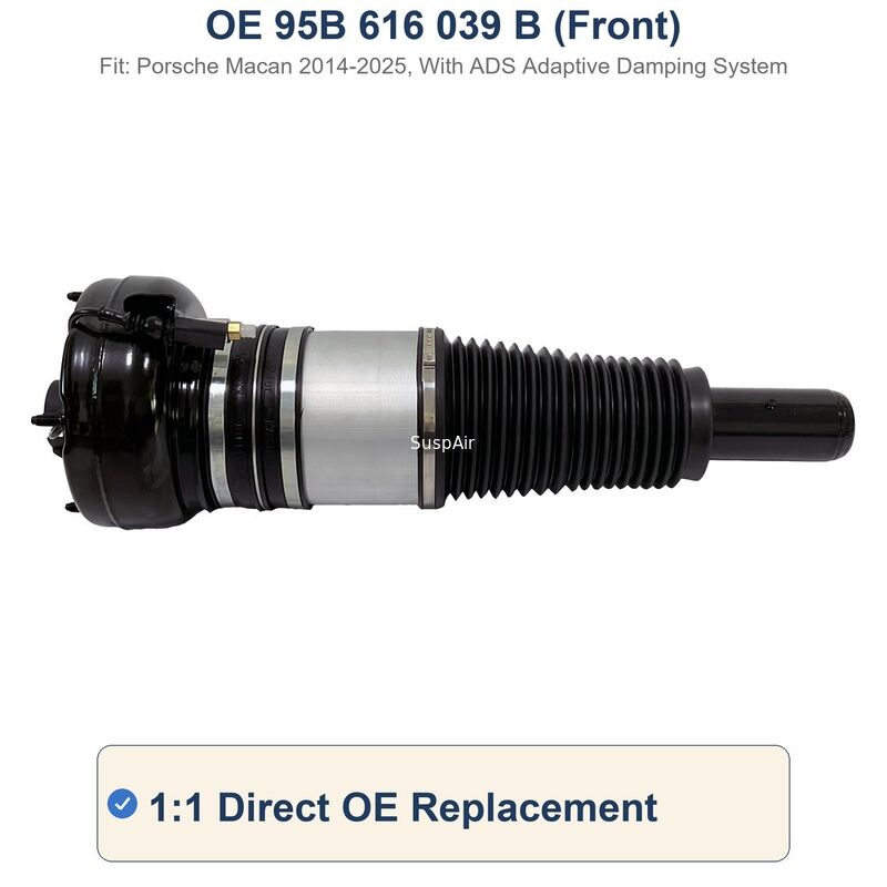 Front Air Suspension Strut With ADS PASM For Porsche Macan 95B 2014-2025 95B616039B 95B616040B