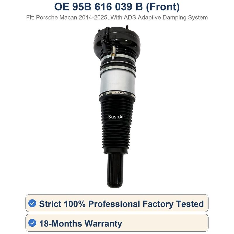 Front Air Suspension Strut With ADS PASM For Porsche Macan 95B 2014-2025 95B616039B 95B616040B
