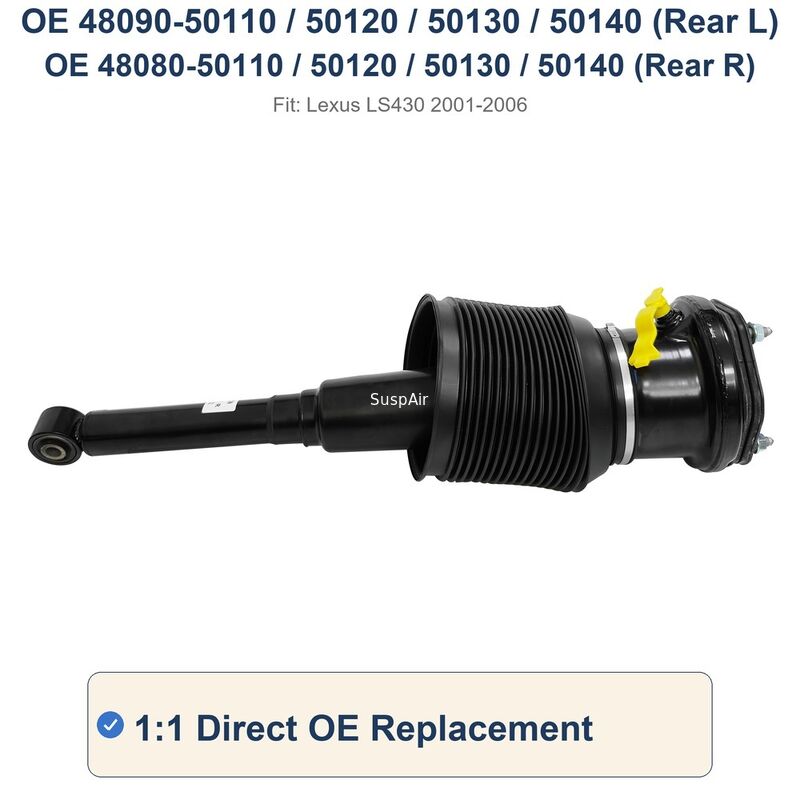Rear Air Suspension Strut For Lexus LS430 UCF30 With Height Control 48090-50110 48080-50110