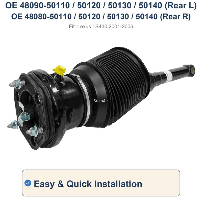 Rear Air Suspension Strut For Lexus LS430 UCF30 With Height Control 48090-50110 48080-50110