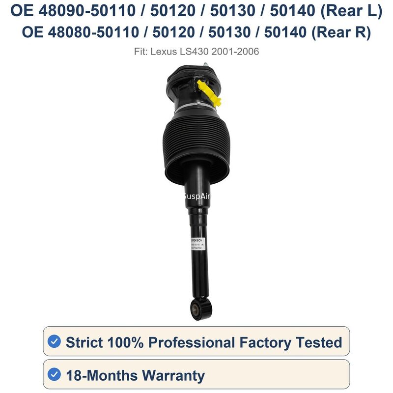 Rear Air Suspension Strut For Lexus LS430 UCF30 With Height Control 48090-50110 48080-50110