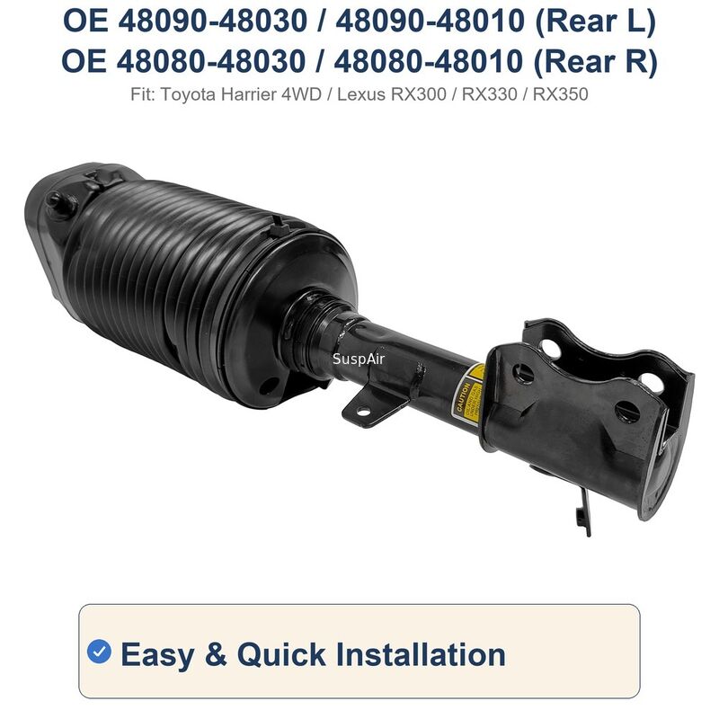 48080-48030 48080-48010 Rear Air Suspension Strut Lexus RX300 RX330 RX350 Harrier 4WD