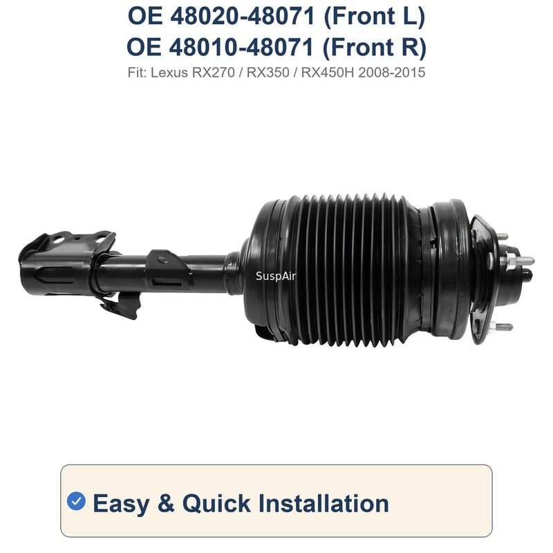 Lexus RX270 RX350 RX450h Front Air Spring Shock Absorber Assembly 48020-48071 48010-48071 OEM