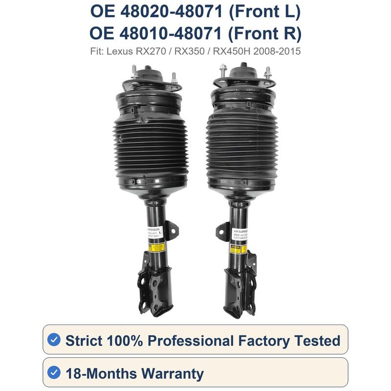 Lexus RX270 RX350 RX450h Front Air Spring Shock Absorber Assembly 48020-48071 48010-48071 OEM