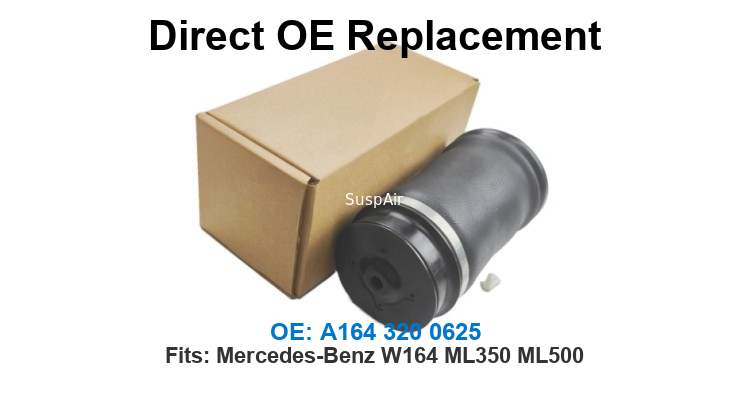 A1643200625 Original Rear Air Spring Bag For Mercedes-Benz  W164 ML350 ML500