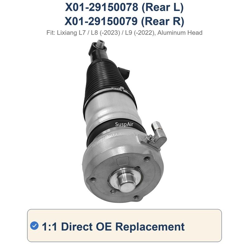 Rear Air Suspension Shock Li Auto LIXIANG  L9 L8 L7 2022-2024 Aluminum Head X01-29150078 X01-29150079
