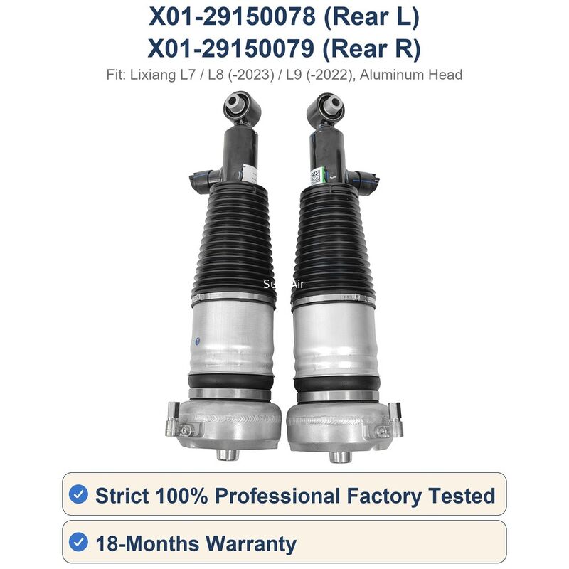 Rear Air Suspension Shock Li Auto LIXIANG  L9 L8 L7 2022-2024 Aluminum Head X01-29150078 X01-29150079