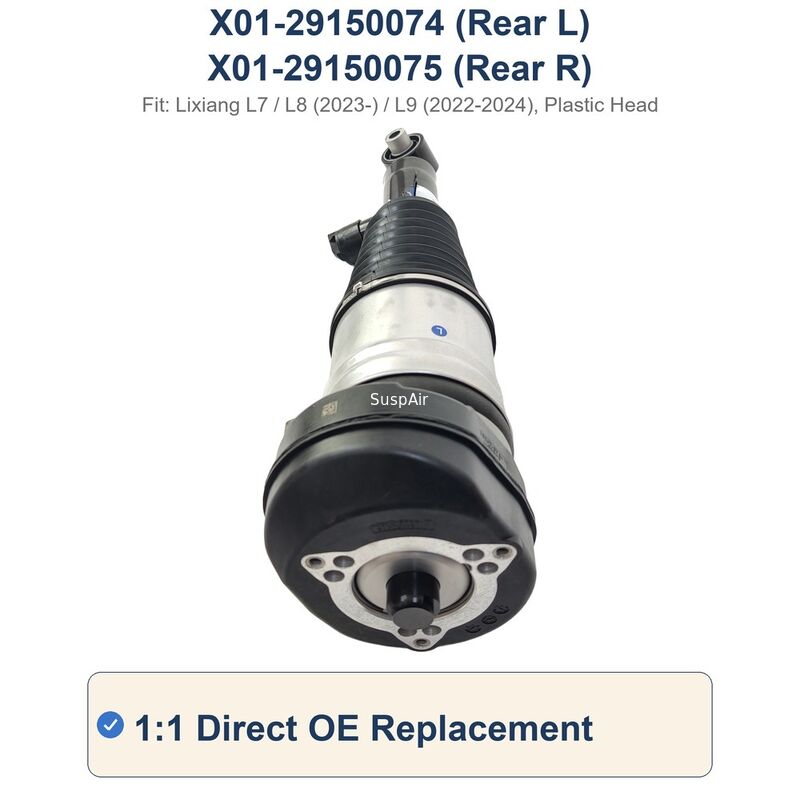 Rear Air Suspension Shock With CDC Damping Li Auto LIXIANG  L9 L8 L7 X01-29150074 X01-29150075