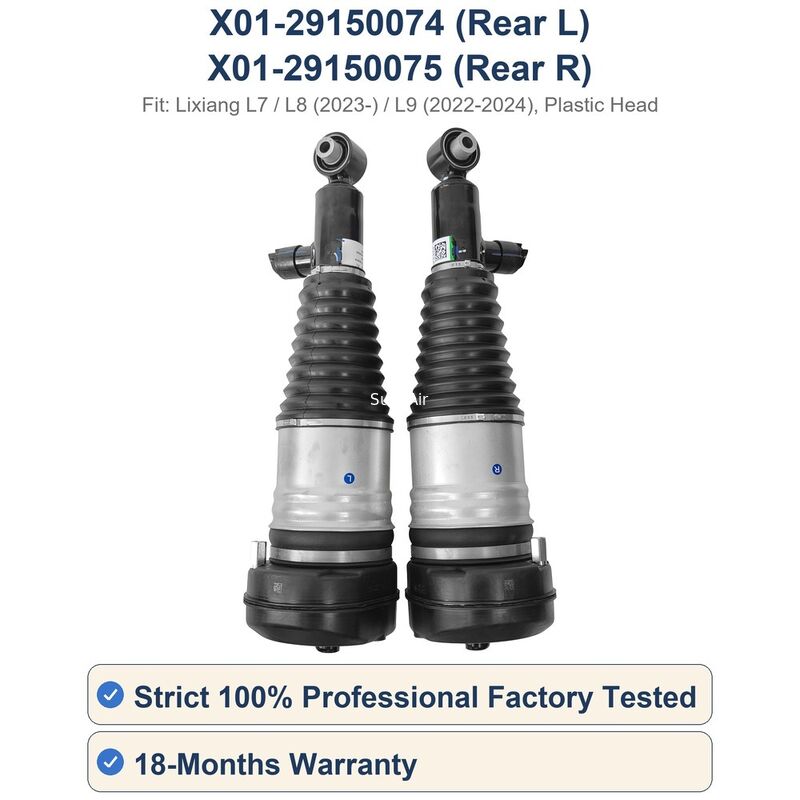 Rear Air Suspension Shock With CDC Damping Li Auto LIXIANG  L9 L8 L7 X01-29150074 X01-29150075