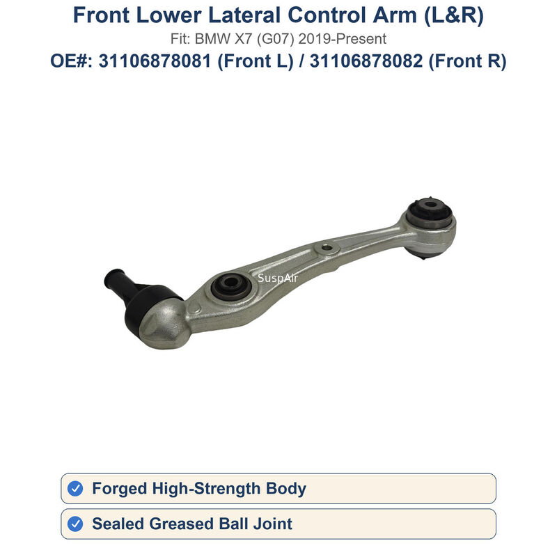 Front Lower Lateral Control Arm Left Right For BMW X7 G07 2019- 31106878081 31106878082