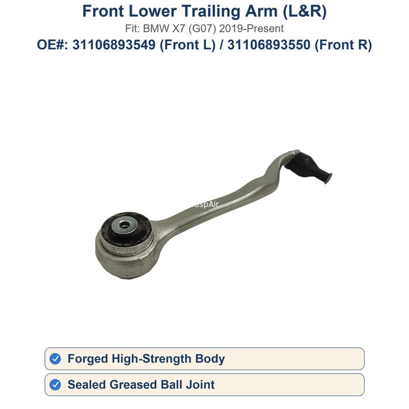 Front Lower Trailing Arm Left Right For BMW X7 G07 2019-Present 31106893549 31106893550