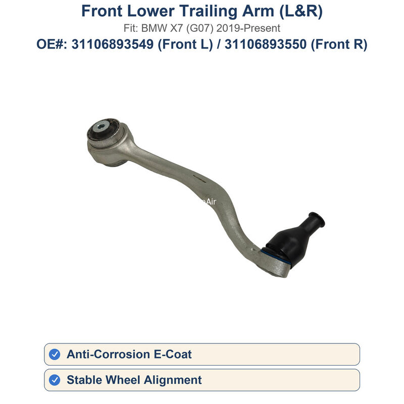 Front Lower Trailing Arm Left Right For BMW X7 G07 2019-Present 31106893549 31106893550