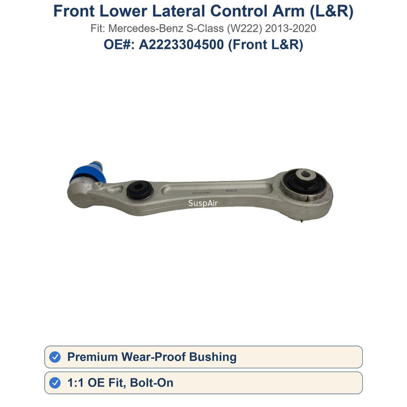 Front Lower Lateral Control Arm For Mercedes S-Class W222 2013-2020 A2223304500 A2223308501