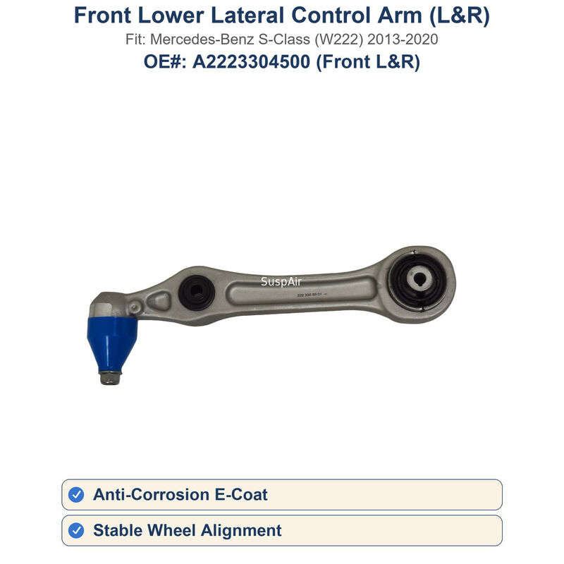 Front Lower Lateral Control Arm For Mercedes S-Class W222 2013-2020 A2223304500 A2223308501