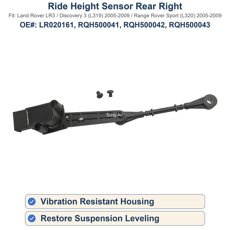 Air Suspension Level Sensor Rear Right For Land Rover Discovery 3 LR3 Range Rover Sport LR020161 RQH500041