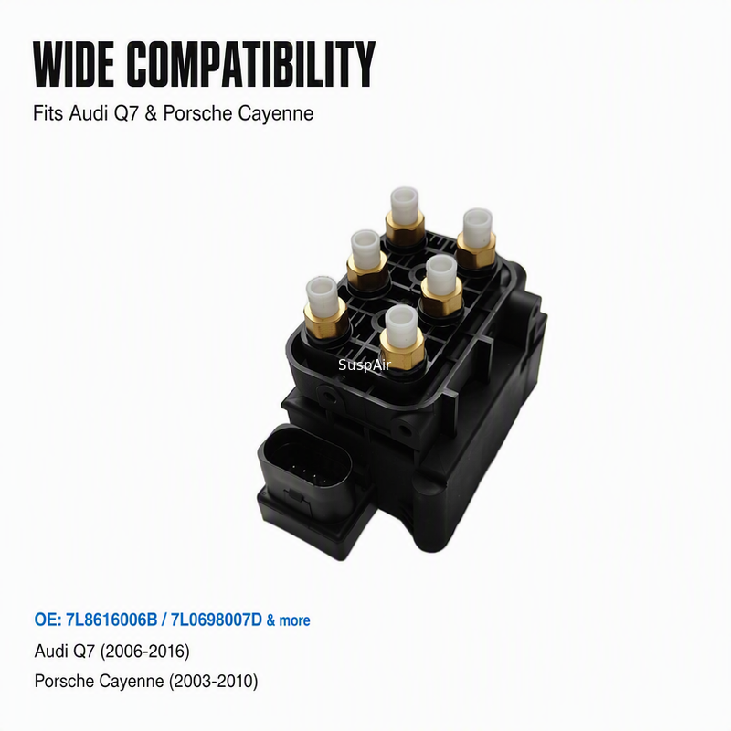 7L8616006B 7L0698007D Air Suspension Distribution Valve For VW Touareg / Porsche Cayenne / Audi Q7