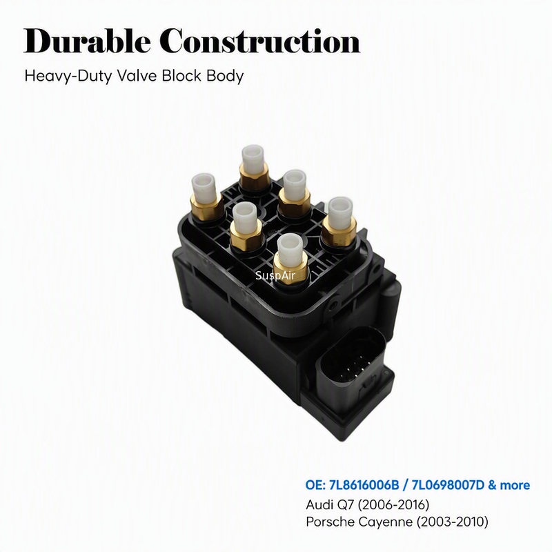 7L8616006B 7L0698007D Air Suspension Distribution Valve For VW Touareg / Porsche Cayenne / Audi Q7