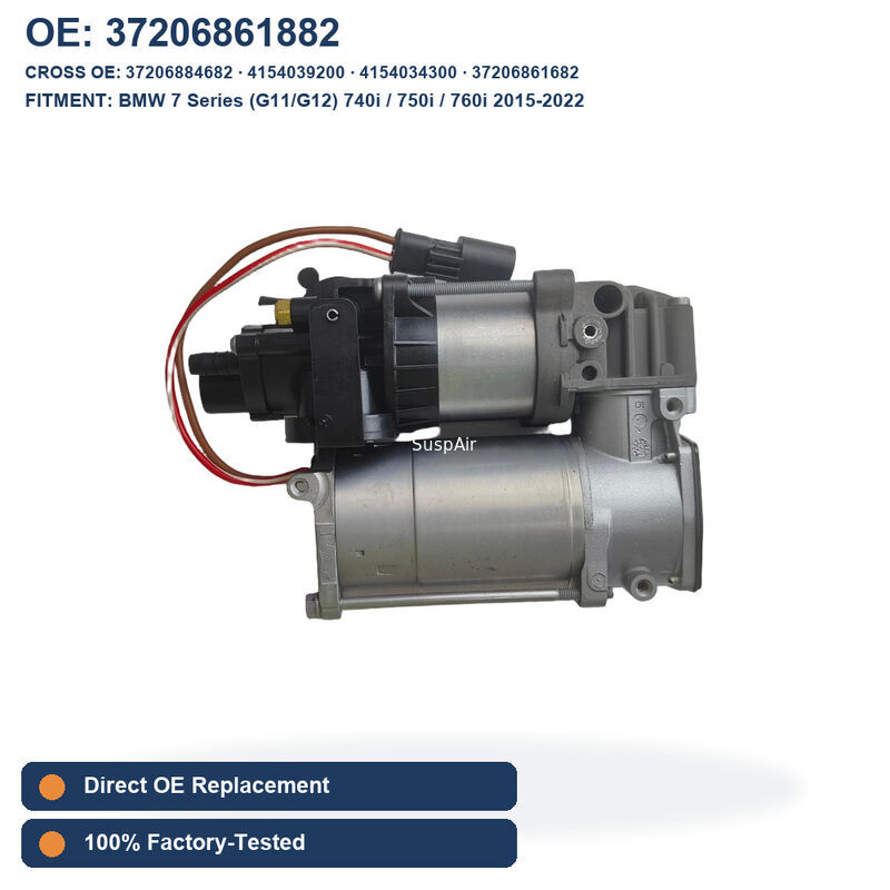 BMW Basic Air Suspension Compressor 7 Series G11 G12 2015-2022 OE 37206861882