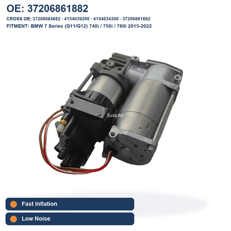 BMW Basic Air Suspension Compressor 7 Series G11 G12 2015-2022 OE 37206861882