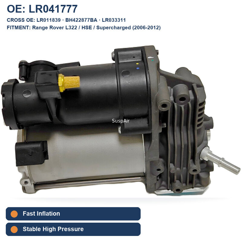Air Suspension Compressor Pump For Land Rover Range Rover L322 LR041777 LR038109 LR025111