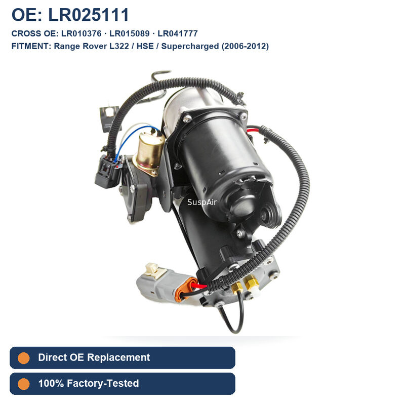 Land Rover Range Rover L322 Hitachi Air Suspension Compressor 2006-2009 OE LR025111
