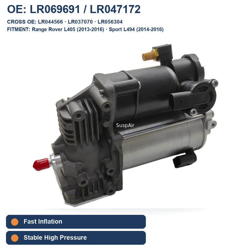 Air Suspension Compressor For Land Rover Range Rover L405 Sport L494 LR069691 LR047172