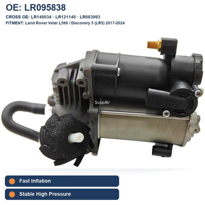 OEM ODM LR095838 Air Suspension Compressor For Discovery 5 Velar L560 Range Rover