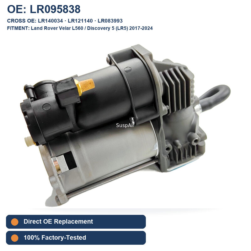 OEM ODM LR095838 Air Suspension Compressor For Discovery 5 Velar L560 Range Rover