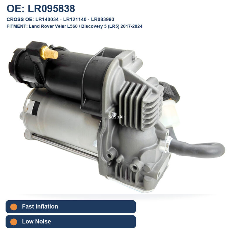 OEM ODM LR095838 Air Suspension Compressor For Discovery 5 Velar L560 Range Rover