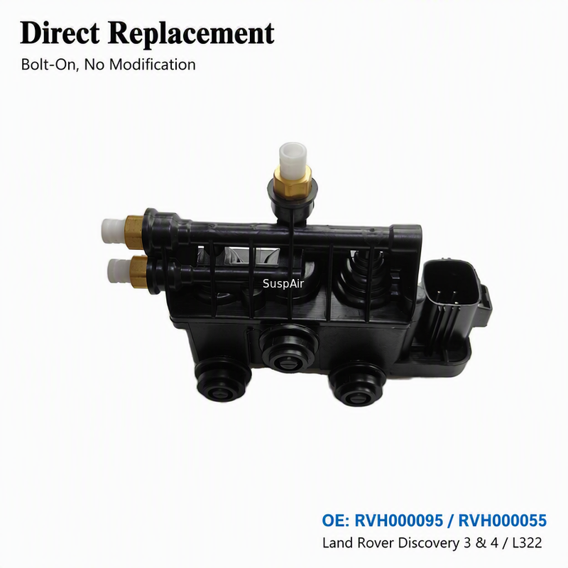 RVH000095 RVH000055 Front Rear Axle Solenoid Valve Block For Land Rover Discovery 3 & 4  L322