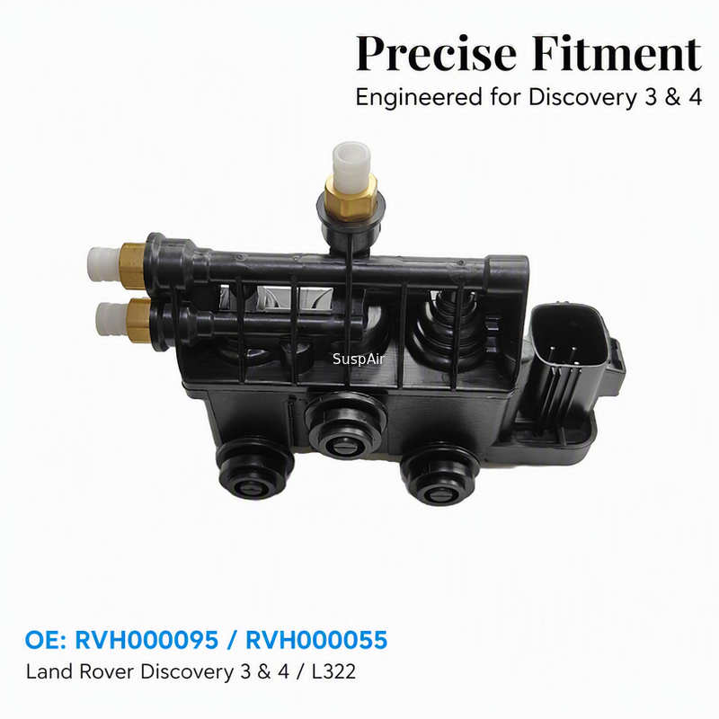 RVH000095 RVH000055 Front Rear Axle Solenoid Valve Block For Land Rover Discovery 3 & 4  L322