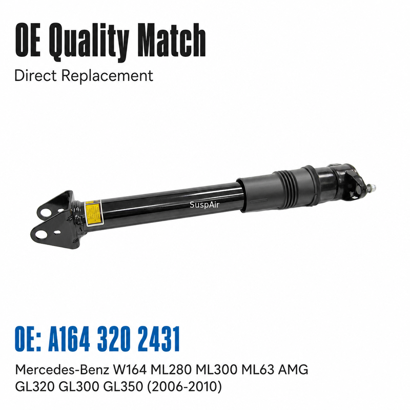 A1643202431 Rear Air Suspension Shock Strut for Mercedes-Benz  W164 ML280 ML300 ML63 AMG  GL320 GL300 GL350(2006-2010)