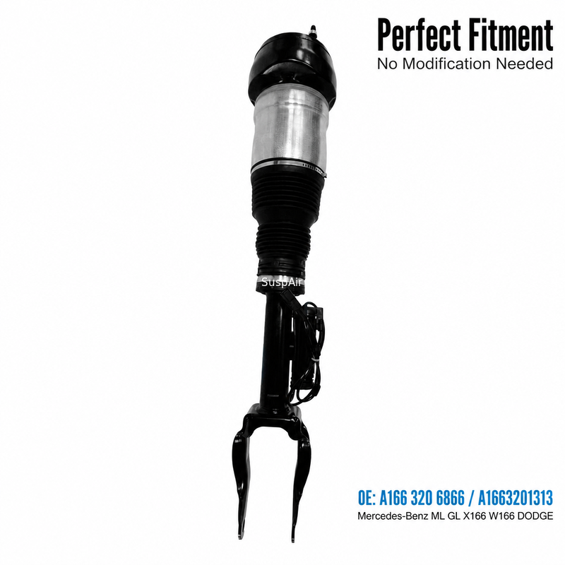 A1663206866  A1663201313 Front Right Air Suspension Shock Strut With ADS for Mercedes-Benz  ML GL X166 W166 DODG