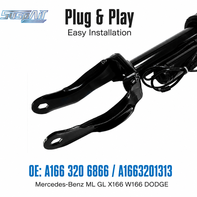 A1663206866  A1663201313 Front Right Air Suspension Shock Strut With ADS for Mercedes-Benz  ML GL X166 W166 DODG