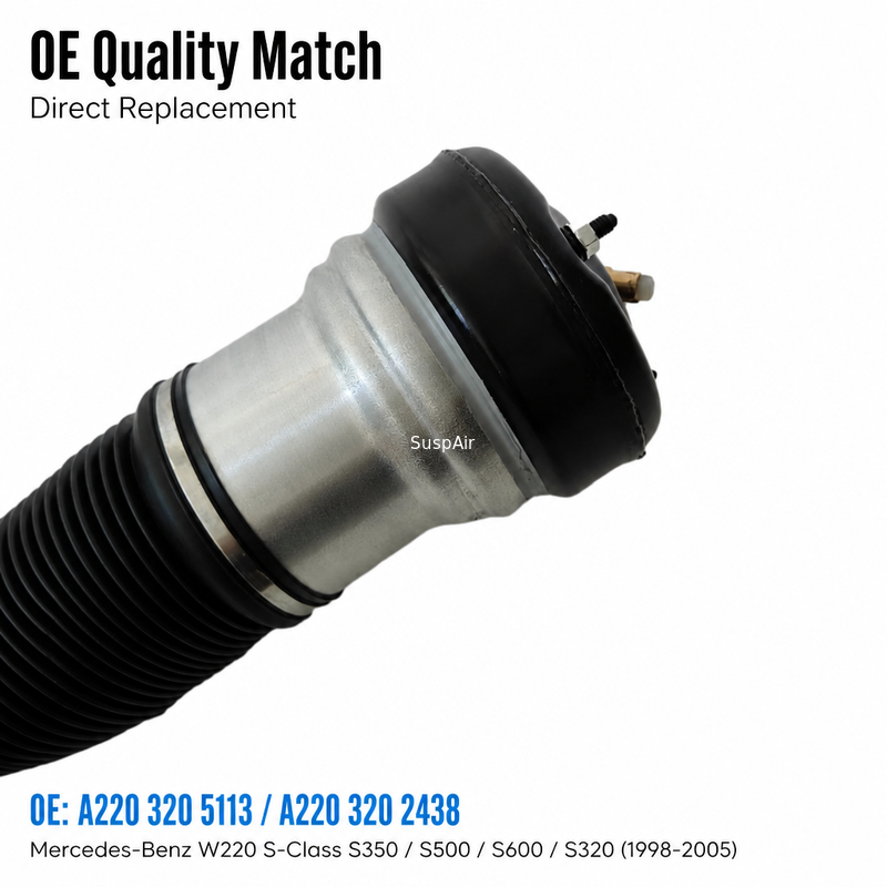 A2203205113  A2203202438 Front Air Suspension Shock Strut for Mercedes-Benz W220 S- Calss S350 S500  S600  S320 （1998-2005）