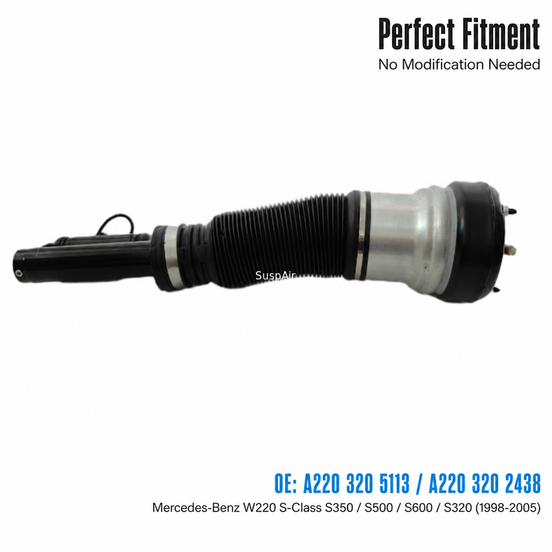 A2203205113  A2203202438 Front Air Suspension Shock Strut for Mercedes-Benz W220 S- Calss S350 S500  S600  S320 （1998-2005）