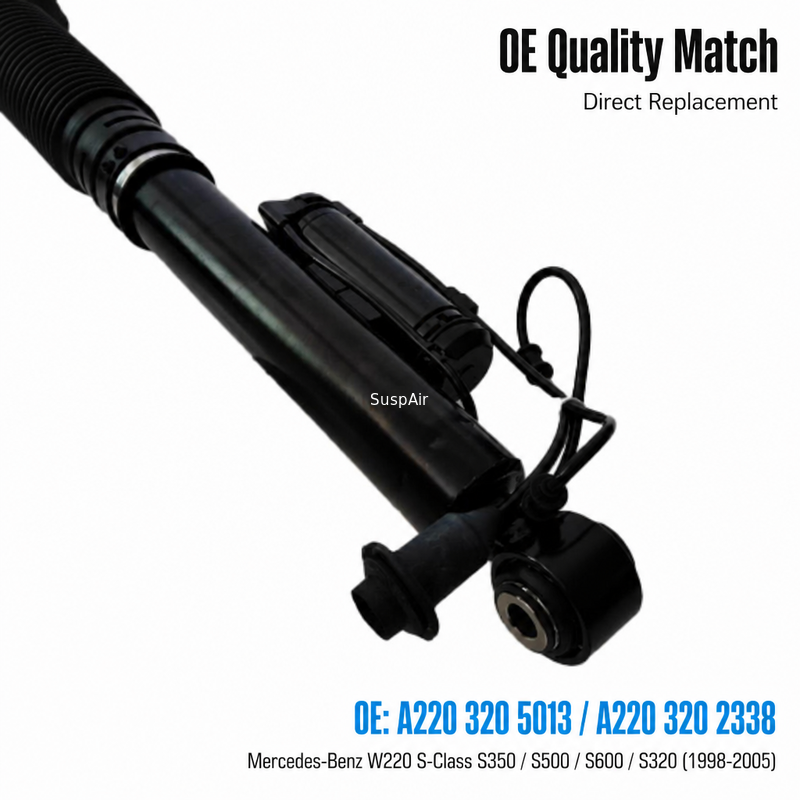 A2203205013 A2203202338 Rear Air Suspension Shock Strut for Mercedes-Benz W220 S- Calss S350 S500 S600  S320（1998-2005）