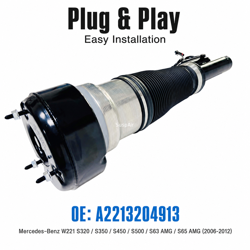 A2213204913 Front Air Suspension Shock Strut for Mercedes-Benz W221 S320 S350 S450  S500 S63AMG S65AMG (2006-2012)