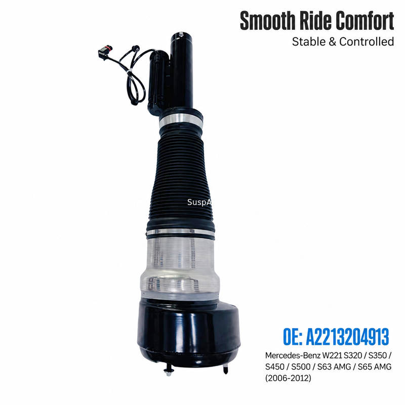 A2213204913 Front Air Suspension Shock Strut for Mercedes-Benz W221 S320 S350 S450  S500 S63AMG S65AMG (2006-2012)
