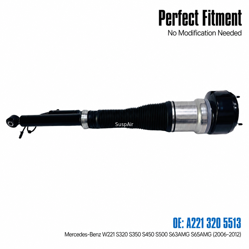 A2213205513 Rear Left Air Suspension Shock Strut for Mercedes-Benz W221 S320 S350 S450  S500 S63AMG S65AMG (2006-2012)