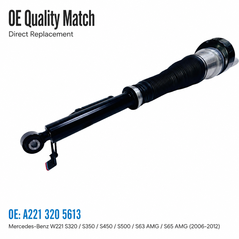 A2213205613 Rear Right Air Suspension Shock Strut for Mercedes-Benz  W221 S320 S350 S450  S500 S63AMG S65AMG (2006-2012)