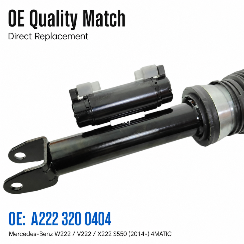 A2223200404 Front Right Air Suspension Shock Strut for Mercedes-Benz W222 V222 X222 S550  (2014--) 2 matic