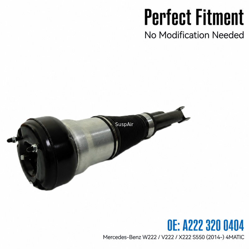 A2223200404 Front Right Air Suspension Shock Strut for Mercedes-Benz W222 V222 X222 S550  (2014--) 2 matic