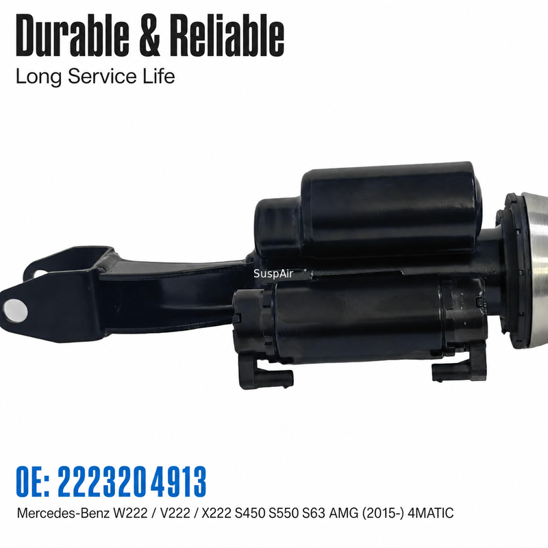 2223204913 Front Left Air Suspension Shock Mercedes-Benz  W222 V222 X222 S450 S550 S63 AMG (2015--) 4 matic